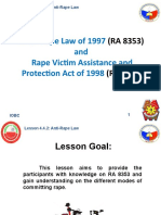 4.4.2 RA 8353 (Rape)
