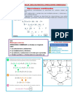 Operaciones combinadas área matemática