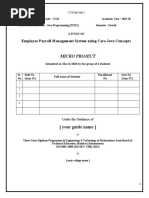 Employee Payroll Management System Using Core Java Concepts