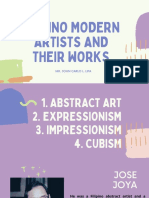 Modern Artist and Their Works