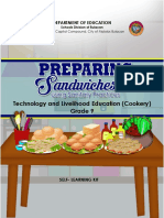 COOKERY Preparing Sandwiches