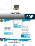 HIDROTERAPI SEBAGAI MODALITAS FISIOTERAPI