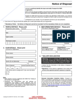 Rms Form 48013716 Notice of Disposal