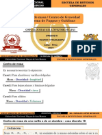 SEMANA 15 - Centro de Masa - de Gravedad - Teorema de Pappus y Guldinus - ALAN