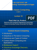 Lecture1313 12412 L13ContexAwareComp