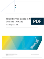 Fixed Service Bands in New Zealand Pib 22