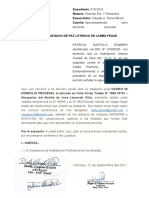 Exp 519-2014 Apersonamiento, Vario Domicilio Procesal - PATRICIA GASTULO ROMERO