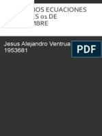 Ejercicios Ecuaciones Lineales 01 de Septiembre