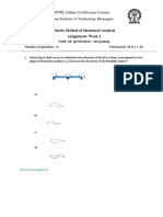 Matrix Method of Structural Analysis Assignment-Week 2