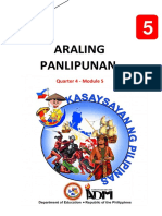 AP5 Q4 Mod5 Natataya Ang Partisipasyon NG Ibat-Ibang Rehiyon at Sector - v4