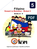 Fil5 Q4 Mod4 Pagbibigay NG Panuto Gamit Ang Pangunahin at Pangalawang Direksyon Aralin8-9 v4