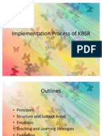 Implementation Process of KBSR