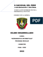 Silabus Curso Herramientas Informaticas 2022