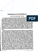 Neumann, Physikalismus in Der Musiktheorie