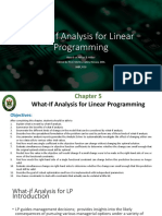 What-If Analysis for Linear Programming Sensitivity