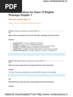 NCERT Solutions For Class 12 English Flamingo Chapter 1