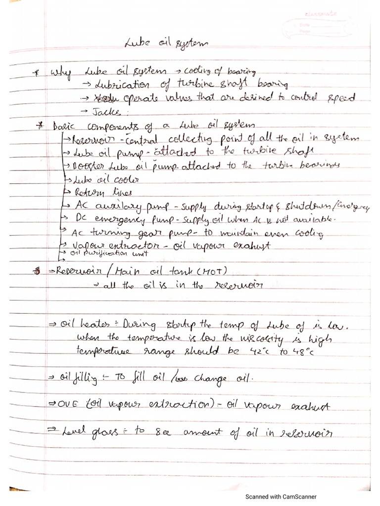 Lube Oil System | PDF