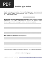 Certificate of Partnership Resolution-Sample | PDF | Legal Documents ...