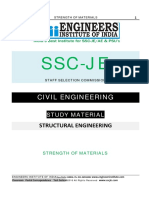 SSC JE Study Materials Civil Strength of Materials