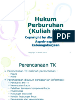 Hukum Perburuhan (Kuliah VI)