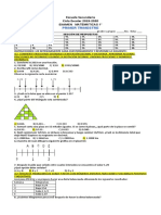 Examen de Matemáticas 1° Prim