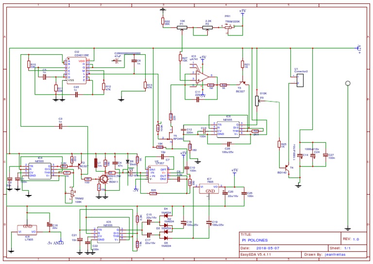 Schematic - PI POLONES DETECTOR DE METAIS - 2022-09-25 | PDF