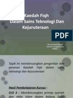 Kaedah Fiqh dalam Sains dan Teknologi