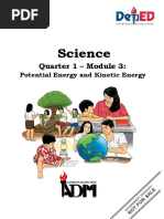 Science 8 PPT W3Q1 | PDF | Potential Energy | Kinetic Energy