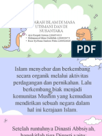 Kelompok 5 - Agama Islam 19 - Sejarah Islam Di Masa Utsmani Dan Di Nusantara