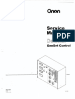 Onan Service Manual Detector GenSet Control 982-0001 6-1986