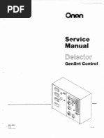 Onan Service Manual Detector GenSet Control 982-0001 6-1986