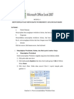 MODUL 6 Praktek Excel 2007