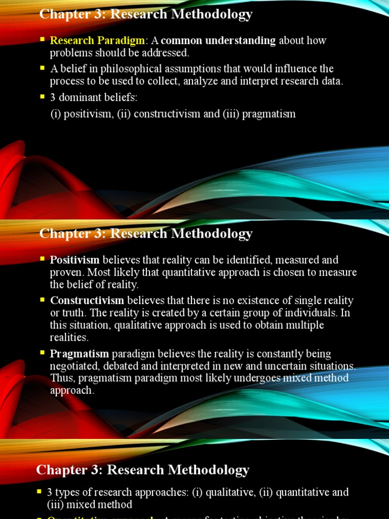 Chapter 3 Research Methodology | PDF | Qualitative Research ...