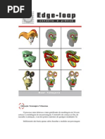 3d com certeza é a modelagem de um personagem