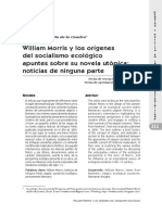 William Morris Socialismo Ecologico
