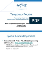 ASME Temporary Repairs 101410-1