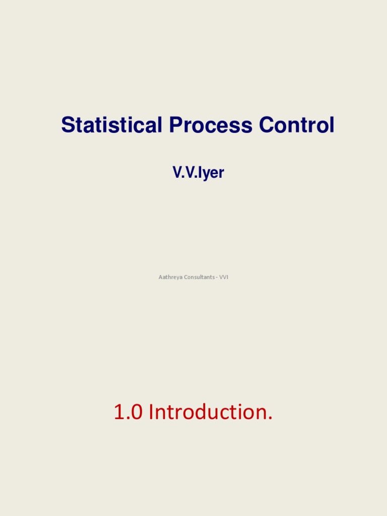 SPC Statistical Process Control | PDF | Statistics | Normal Distribution