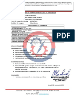 Certificado de Luces de Emergencia-Pueblo Libre