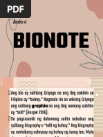 BIONOTE | PDF