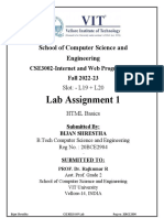 20BCE2904 - Lab Assignment 1