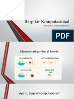 Pertemuan 1 Berpikir Komputasional