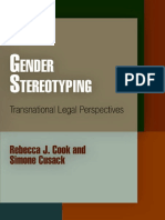 Rebecca J. Cook and Simone Cusack - Gender Stereotyping - Transnational Legal Perspectives-University of Pennsylvania Press (2010)