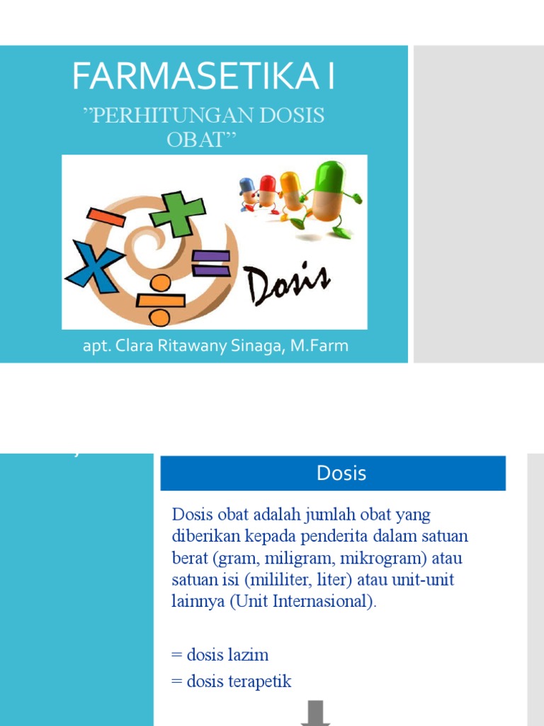 Dosis Obat | PDF