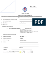 EPS 10C Scheme Certificate Form