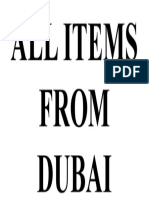 All Items From Dubai
