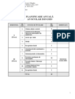Planificare Chimie Cls VII
