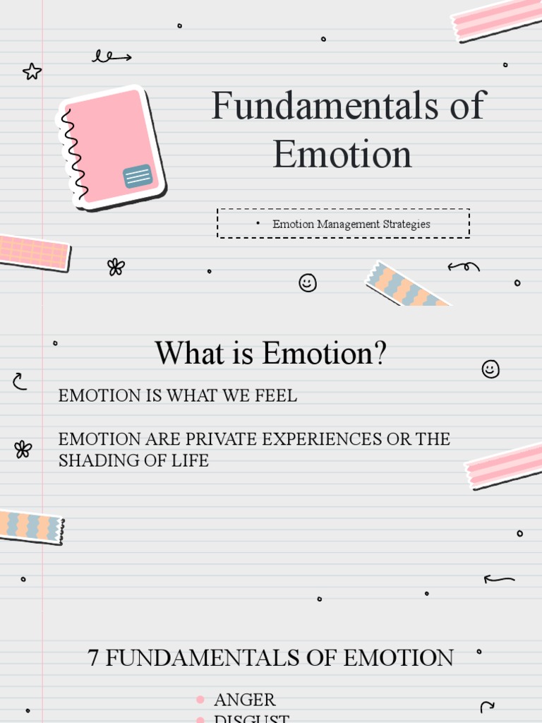 Emotion Management Fundamentals | PDF | Emotions | Anger