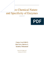 Nursing Biochemistry Lab Report Enzymes