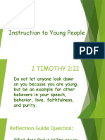 God's Message for Young People: Live with Integrity & Purity