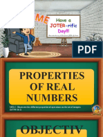 q1 Lesson 6 Properties of Real Numbers